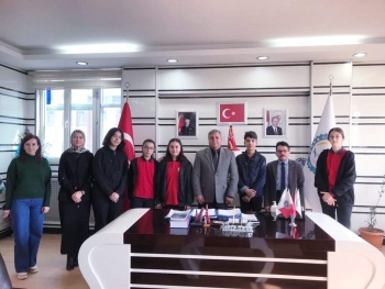 Mustafa Kemal Ortaokulu Öğrencilerimizden Başkanımıza Ziyaret...
