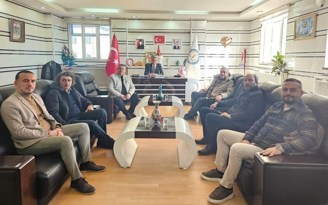 MÜSİAD Kütahya Şube Başkanımız,Ahmet Dülger ve Yönetim Kurulu üyeleri Belediyemizi ziyaret ettiler. 